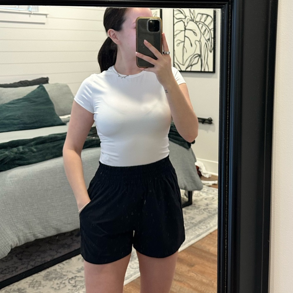 CRZ YOGA Black Active Shorts